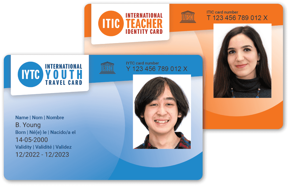 ITIC and IYTC virtual teacher and youth travel cards from Bradford International Virtual School