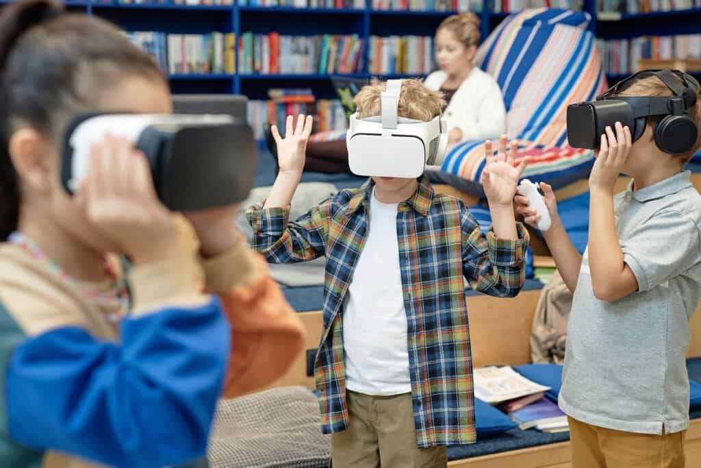 Digital classroom environment at Bradford International Virtual School, innovative online education platform.